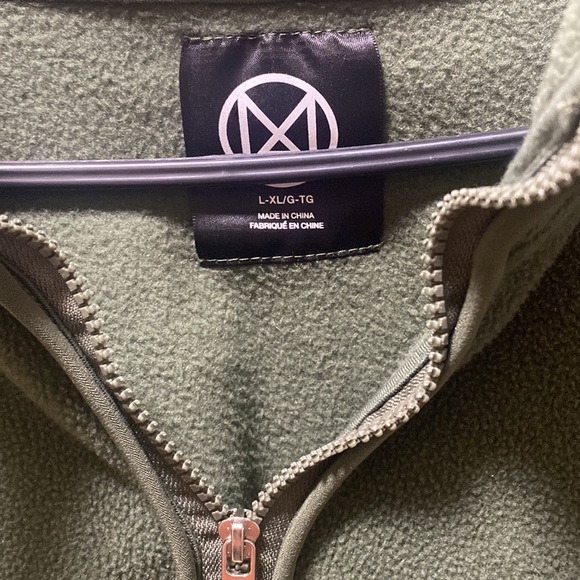 Ardene Dark Green 1/4 Zip Sweater - Picture 2 of 3